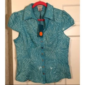 Karen Millen floral embroidered blouse